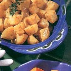 Honey Mustard Roasted Potatoes